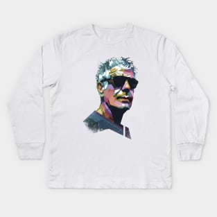 Anthony Bourdain WPAP_vintage Kids Long Sleeve T-Shirt